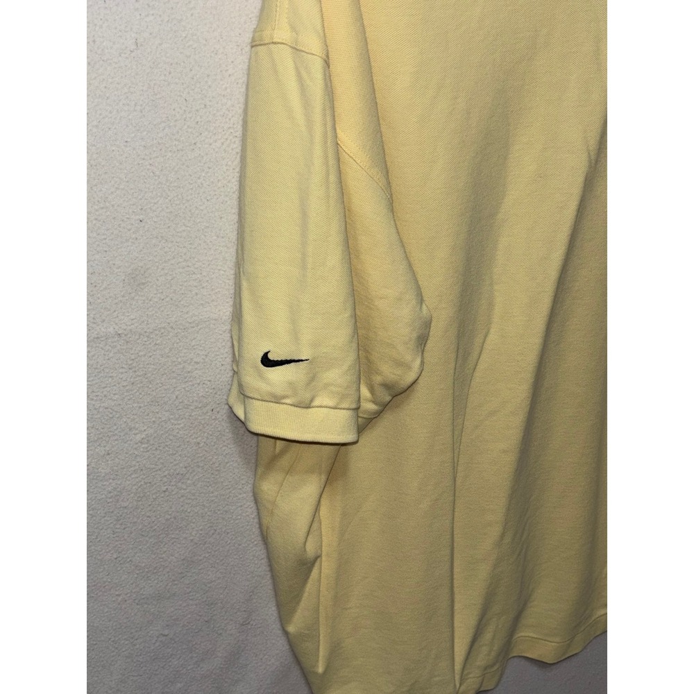 Lot of 2 Nike Golf Dri-FIT & Cutter Buck Polo Shirts Mens XL Yellow Striped - Picture 4 of 10
